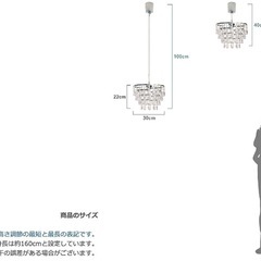 DI CLASSE ペンダントライト ブラックスモーク シャンデリア 30cmの画像
