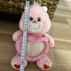 ケアベア ぬいぐるみ写真立ての画像