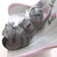 オルゴール ソファで寝るネコ 加藤工芸 曲目 ロックアマイベイビー 中古 札幌市厚別区 厚別店の画像