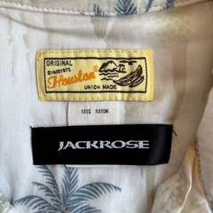 JACKROSE×Houston コラボ アロハシャツの画像