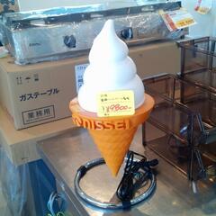 リサイクル品　日世　電飾ソフトクリーム看板　　Ｎー３７８