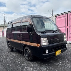 サンバーディアス スーパーチャージャー　バン登録　軽キャン…