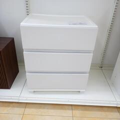 ★ジモティ割あり★  プラチェスト グレー H66×D41.5×...