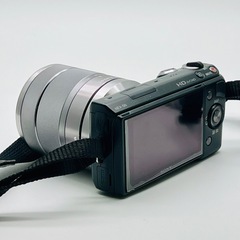 SONY ミラーレス一眼カメラ α NEX-5N ズームレンズ フラッシュ デジタルカメラの画像