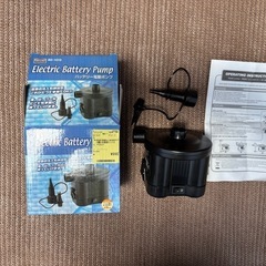 バッテリー電動ポンプ　動作確認済み　の画像