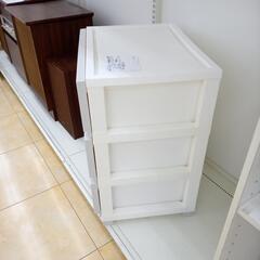 ★ジモティ割あり★  プラチェスト グレー H66×D41.5×W53.5 クリーニング済み OJ9133の画像
