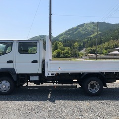 キャンターWキャブ　4WD 高床　4M50の画像