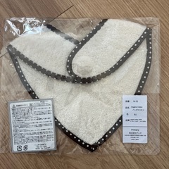 刺繍スタイ、バンダナスタイ、オーガニックコットン100％
 の画像