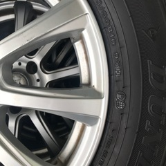 ダンロップEC300 205/60R16 社外ホイール付き4本の画像