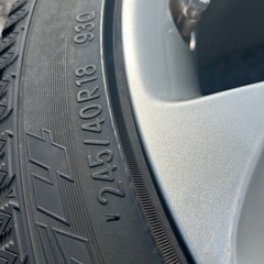 AUDIに履いていた18インチ純正タイヤホイールセットの画像
