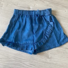 女の子　ショートパンツ　ズボン　リボン　夏服