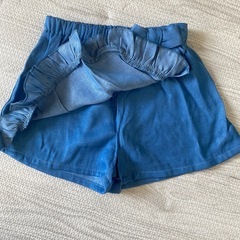 女の子　ショートパンツ　ズボン　リボン　夏服の画像