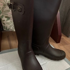 長靴　ブラウンＬサイズ　レディースの画像
