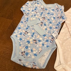 baby 肌着　3枚セット　ユニクロ　良品100%綿の画像