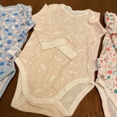 baby 肌着　3枚セット　ユニクロ　良品100%綿の画像