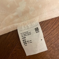 baby 肌着　3枚セット　ユニクロ　良品100%綿の画像