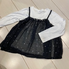 【無料】子供服 女の子 レース ワンピース毛玉有り