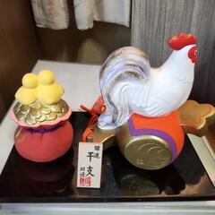 干支 置物 酉年 昭峰作 箱なし の画像