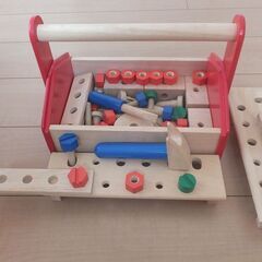 ☆知育玩具☆木製ツールボックス