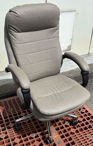 美品　ニトリ　オフィスチェア　ワークチェア　リカルド　モカ