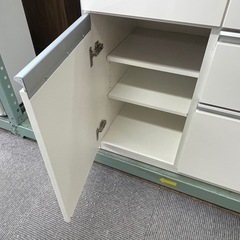 【リサイクルサービス八光】幅119.7㎝　ニトリ　キッチンカウンター　キュリー2 120CT WHの画像