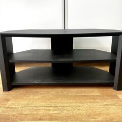 ☆江別市『かいとるどう』★0円!! 無料!! ☆テレビ台 ブラック 高さ38cm 横幅79cmの画像