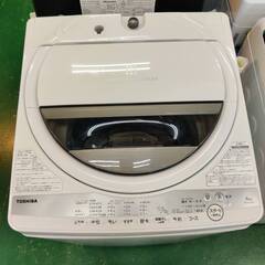 【愛品倶楽部柏店】 東芝 TOSHIBA 2021年製 6.0kg 全自動洗濯機 AW-6G9の画像