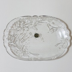 ガラス皿 2枚 SOGA HOYA レトロの画像