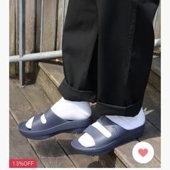 サンダル　テリック　Lほぼ新品