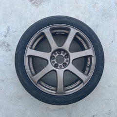 中古タイヤ215/45R17ホイール付き履き替え無料の画像