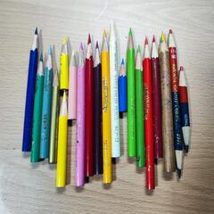 色鉛筆 18本と赤青鉛筆