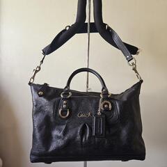 COACH コーチ バッグ 黒 ブラックの画像