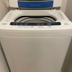 洗濯機 AQUA AQW-S60B(W)