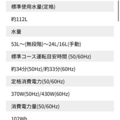 洗濯機 AQUA AQW-S60B(W)の画像