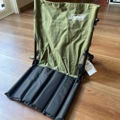 美品　コールマン  コンパクト　グランドチェア　座椅子　オリーブ