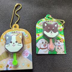ぺろぺろわんにゃんチョコマスコット　2つセットの画像
