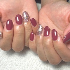 5/12、15、19空きあり✨シンプルネイル💅ハンドorフット¥4000の画像