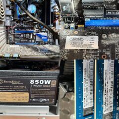 Lian-Li アルミ製フルタワーPCケース PC-A77｜内部はオマケ｜MSI マザボ・グラボ｜intel CPU｜850W電源｜メモリ8Gの画像