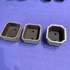 ミニ盆栽鉢3点