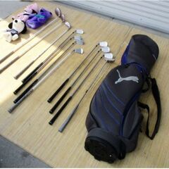 レディース　ゴルフクラブ　11本（バッグ、希少ヘッドカバー付）m...