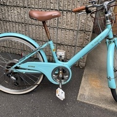 自転車　22インチ　miyata