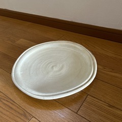 大皿　信楽焼か萩焼か？