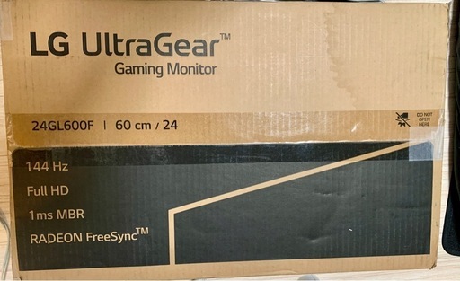 エルジー　24インチゲーミングモニター　LG 24GL600F-B