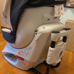 【美品】エールべベ クルットNT プレミアムW ブラウンオレ ALB836　チャイルドシートの画像