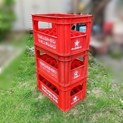 中古ボトルクレート３個セット