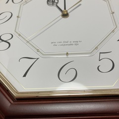 ☆CITIZEN シチズン 掛け時計 八角形 リズムクォーツ 4MG-976の画像