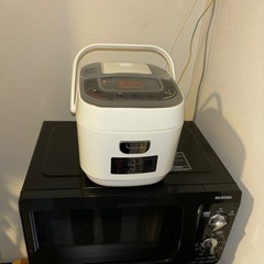 アイリスオーヤマ電子レンジ＋炊飯器