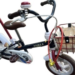 ダブルビー　ミキハウス　キッズ自転車　三輪車　の画像