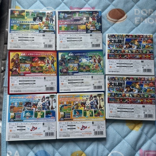 3DSソフト　ポケモン　
3シリーズペア　➕スマブラ2本