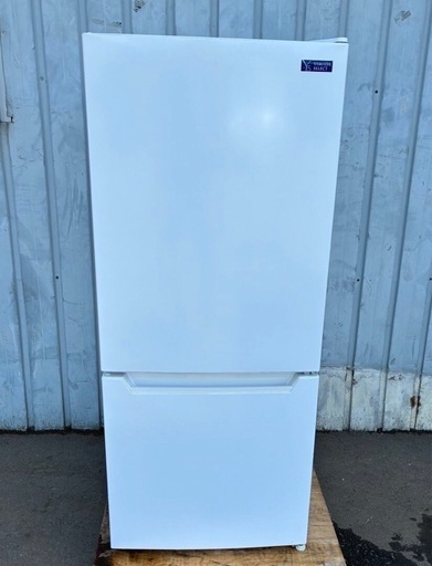 【美品】ヤマダセレクト 2019年製2ドア冷蔵庫 117㍑ ◎